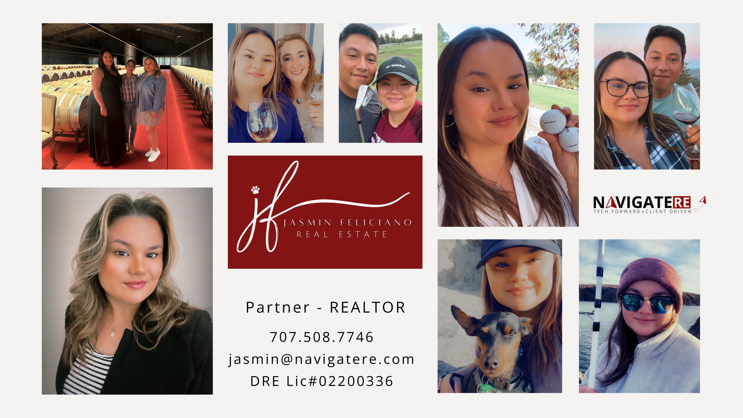 Beige White Neutral Moodboard Photo Collage Desktop Wallpaper - 1